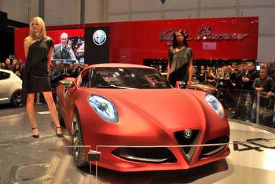 4 C concept-новий спорткар від Alfa Romeo